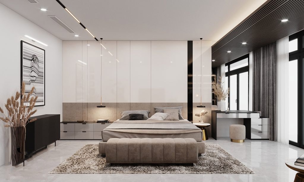 Mẫu thiết kế nội thất nhà phố 180m2 sang trọng đẳng cấp mẫu thiết kế nội thất nhà phố