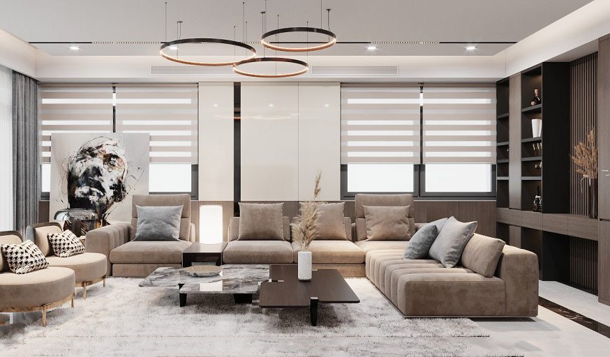 Mẫu thiết kế nội thất nhà phố 180m2 sang trọng đẳng cấp nọi that nha dep
