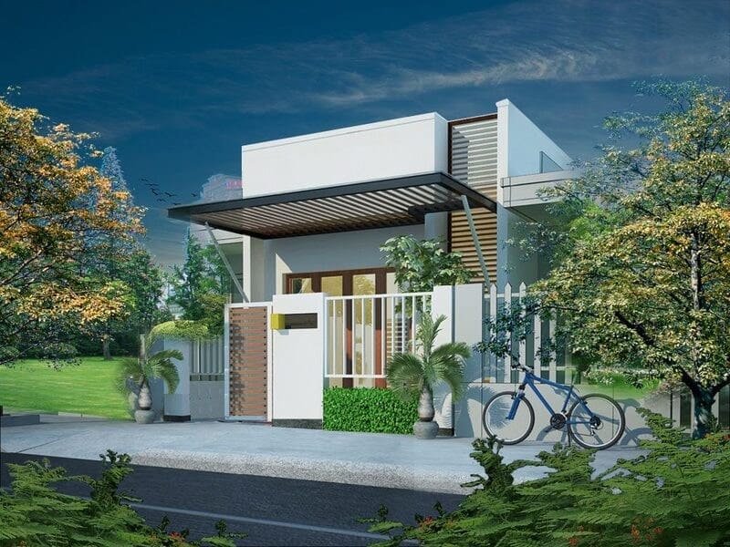 Gợi ý 4 mẫu nhà cấp 4 sân vườn 5×20 đẹp tiết kiệm chi phí Tại sao mẫu nhà cấp 4 5x20 được ưa chuộng?