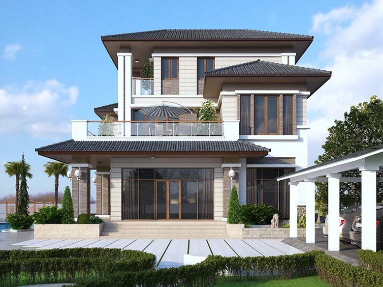 Xu hướng thiết kế biệt thự đẹp đẳng cấp vượt thời gian Biệt thự hiện đại phong cách Nhật Bản