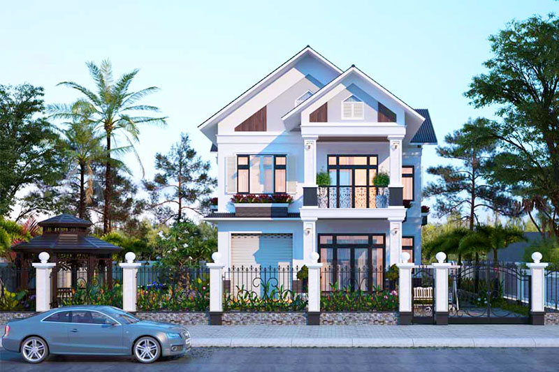 Xu hướng thiết kế biệt thự đẹp đẳng cấp vượt thời gian Xu hướng thiết kế biệt thự mái thái sang trọng