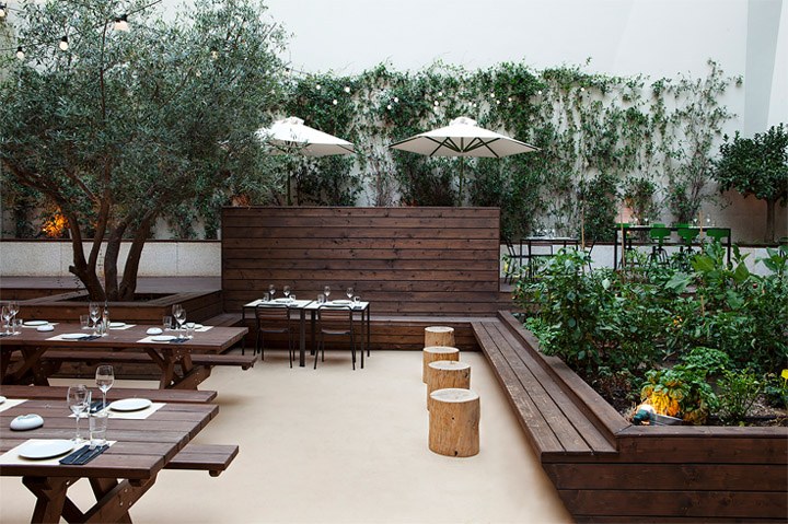 Bản thiết kế quán cafe Urban Garden: mặt bằng chi tiết Bản thiết kế quán cafe sân vườn rộng 190m2