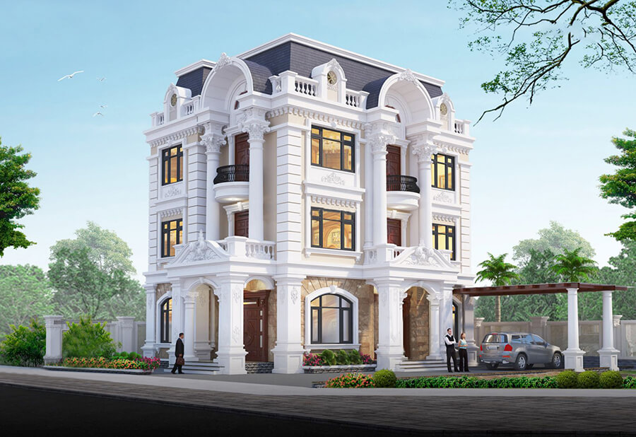 Biệt thự 9x15m tân cổ điển khẳng định đẳng cấp gia chủ Vì sao biệt thự tân cổ điển luôn được ưa chuộng tại Việt Nam?