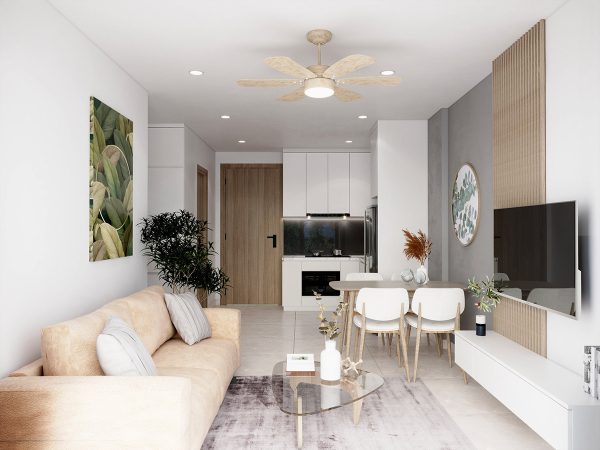 Thiết kế nội thất căn hộ 43m2 đẹp mê ly dành cho bạn Thiết kế thể hiện được phong cách của gia chủ