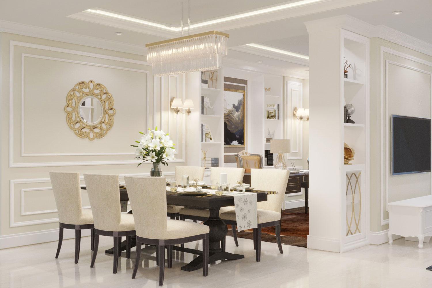 Tư vấn cải tạo thiết kế nội thất chung cư 110m2 tại Ciputra Thiết kế nội thất chung cư 110m2