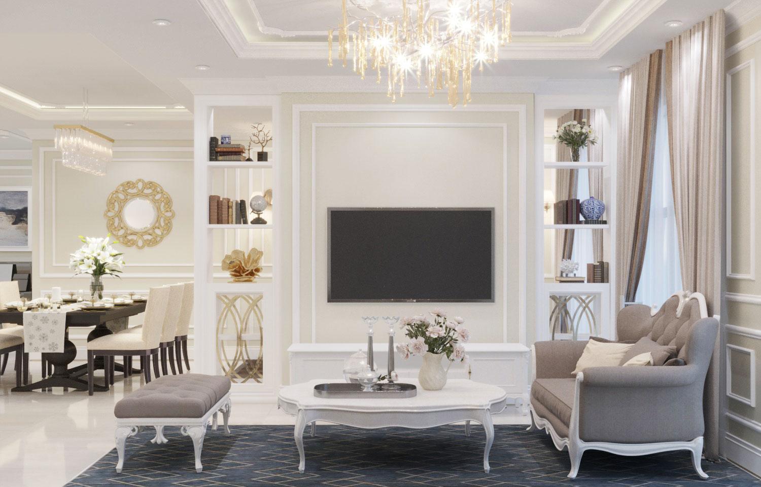 Tư vấn cải tạo thiết kế nội thất chung cư 110m2 tại Ciputra Thiết kế nội thất chung cư 110m2