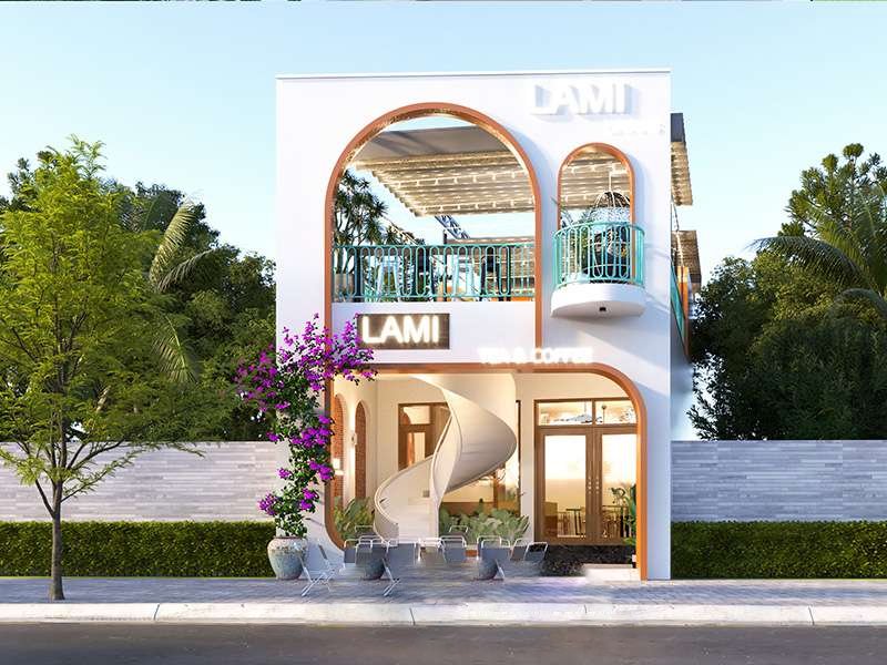 Mẫu thiết kế quán cafe 2 tầng 5x20m đẹp thu hút khách hàng check – in Thiết kế quán cafe 2 tầng đẹp nổi bật