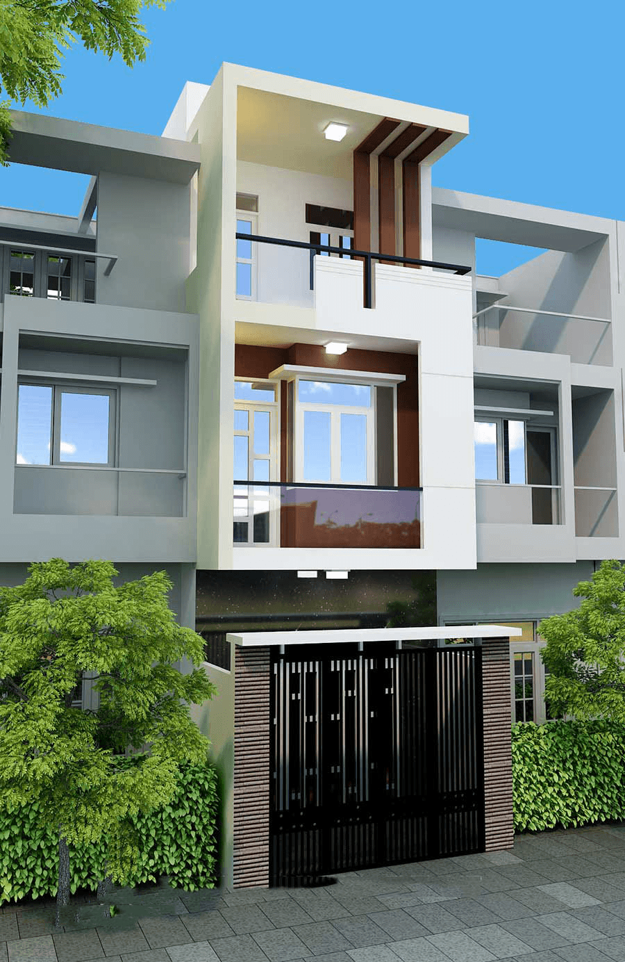 Tư vấn thi công xây nhà phố đẹp trên diện tích 4x10m xay-nha-pho-dep-tren-dien-tich-4x10m-2